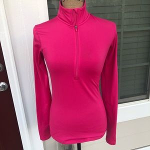 EUC Nike Half ZIP pink.